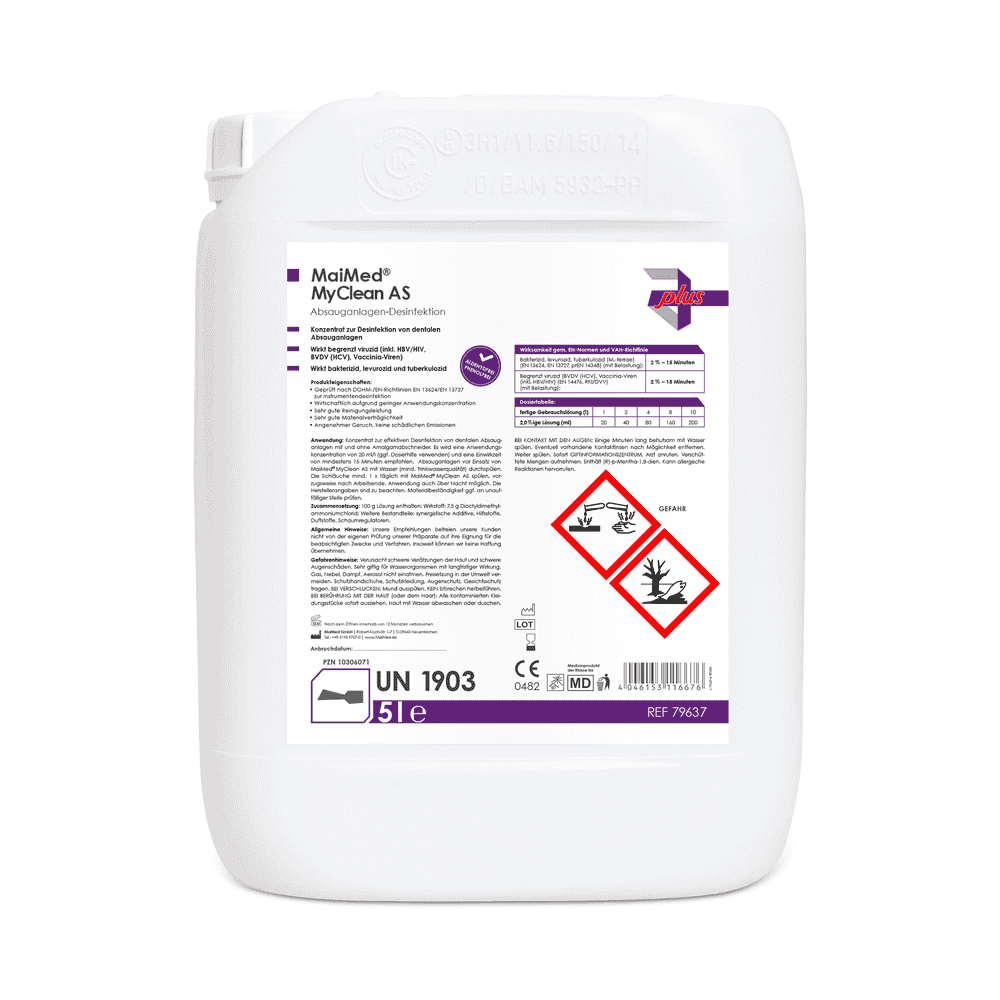 MaiMed-MyClean-AS_Absauganlagendesinfektion_5l_79637_RGB MaiMed® MyClean AS Absauganlagen-Desinfektion