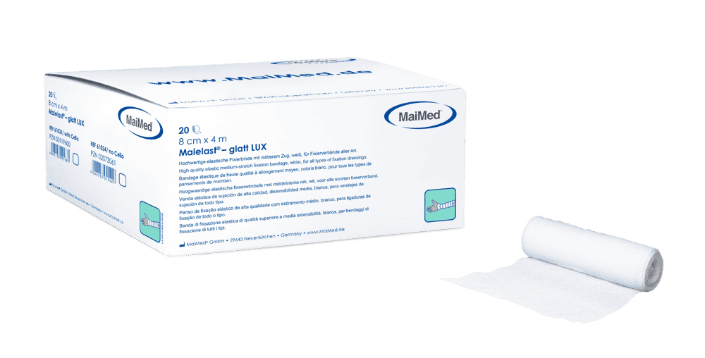 Maielast-glatt LUX elastische Fixierbinde