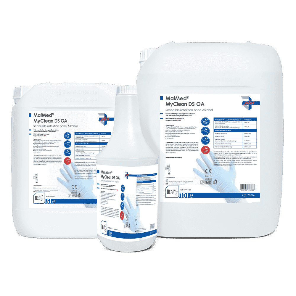 MaiMed® MyClean DS OA Schnelldesinfektion ohne Alkohol