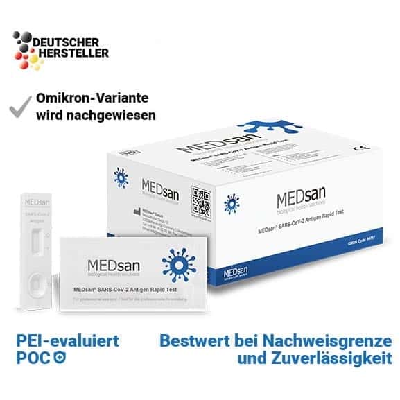 MedSan-Rapid-Artikelbild_577x577px MEDsan SARS-CoV-2 Antigen Rapid Test - Nasenabstrich